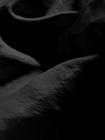 Frame High-rise Silk Organza Midi Skirt In Black