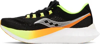 Saucony Endorphin Pro 4 Panelled Mesh Trainers In Black