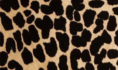 Balmain Long Leopard Print Dress Straps In Animal Print