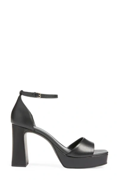 Bp. Helix Platform Ankle Strap Sandal In Black