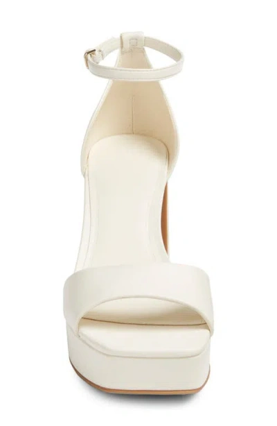 Bp. Helix Platform Ankle Strap Sandal In White