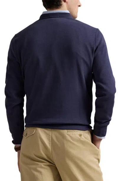 Polo Ralph Lauren Hoodie Man Ralph Lauren - Lscnm4 Long Sleeve Sweatshirt - Blue In Blue
