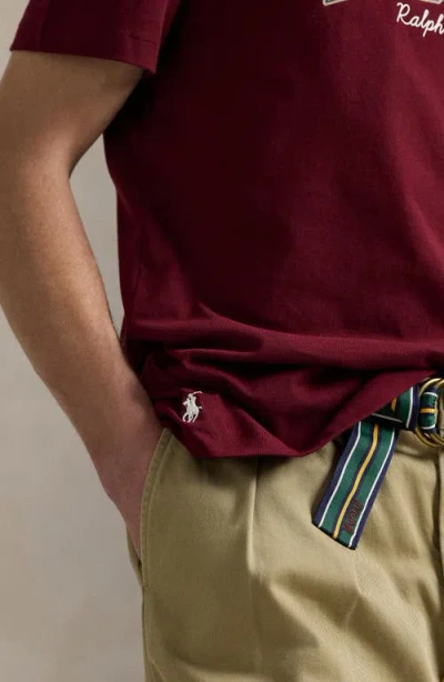 Polo Ralph Lauren Ralph Lauren Logo Jersey T-shirt In Red