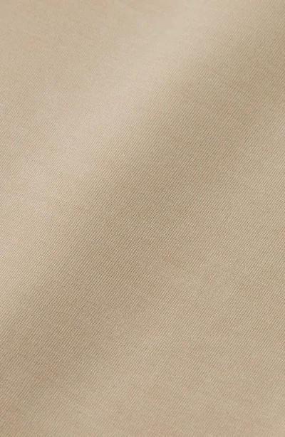 Scotch & Soda Interlock Seamed Cotton Blend Sweatpants In Neutral