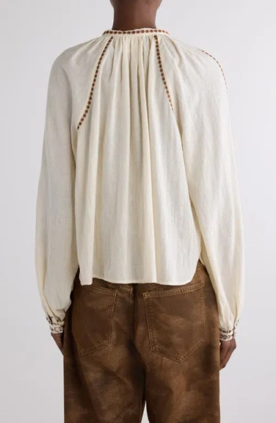 Isabel Marant Étoile Marant Etoile Women Lynne Biologic Cotton Shirt In Neutral