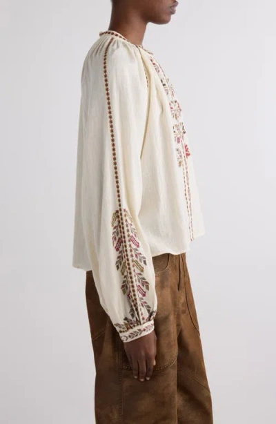 Isabel Marant Étoile Marant Etoile Women Lynne Biologic Cotton Shirt In Neutral