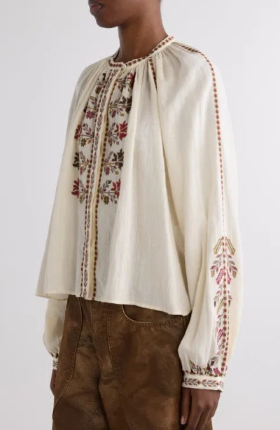 Isabel Marant Étoile Marant Etoile Women Lynne Biologic Cotton Shirt In Neutral