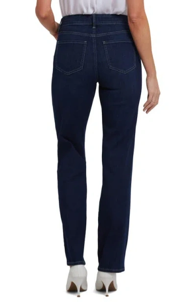 Nydj Marilyn Midnight Breeze Straight Leg Jean In Blue