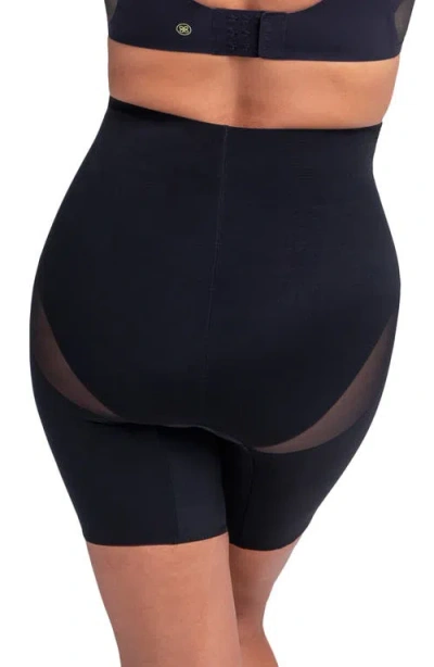 Honeylove Superpower Mid Waist Shaper Shorts In Black