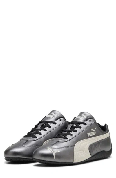Puma Speedcat Metallic Unisex Shoes In Gray