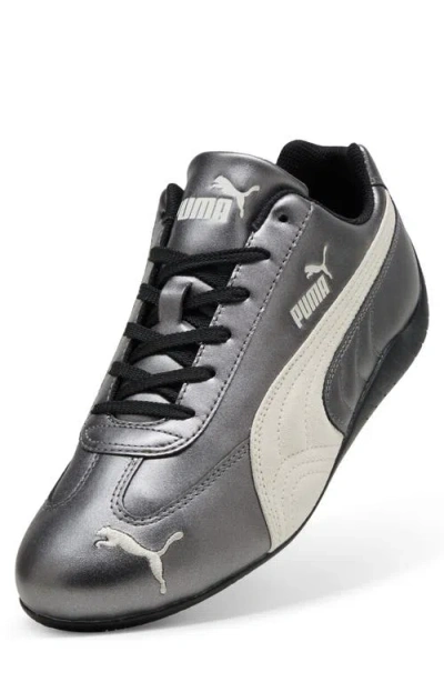 Puma Speedcat Metallic Unisex Shoes In Gray