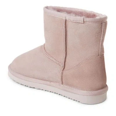 Dearfoams Rosebery 6" Genuine Shearling Pull-on Boot In Pink