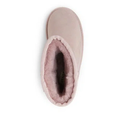 Dearfoams Rosebery 6" Genuine Shearling Pull-on Boot In Pink