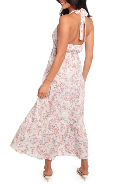 Petal And Pup Petal & Pup Kori Floral Cutout Maxi Dress In Pink