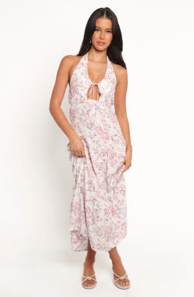 Petal And Pup Petal & Pup Kori Floral Cutout Maxi Dress In Pink