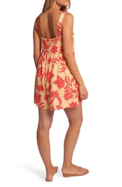 Petal And Pup Petal & Pup Nani Floral Romper In Orange