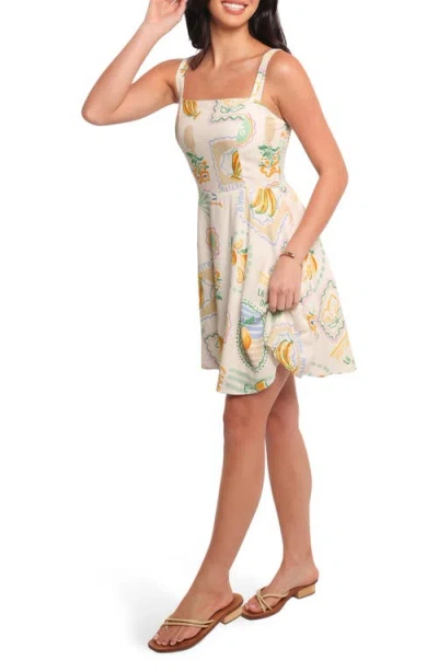 Petal And Pup Petal & Pup Willow Print A-line Minidress In Multi