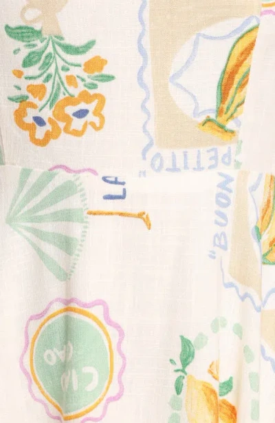 Petal And Pup Petal & Pup Willow Print A-line Minidress In Multi