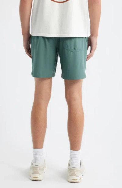 Roark Serrano 7 Drawstring Shorts In Green