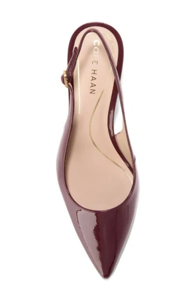 Cole Haan Women's Hansell Slingback Pumps In Burgundy