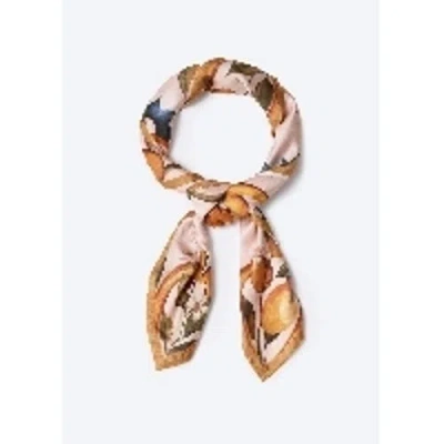 Viscata Square Scarf In Pink