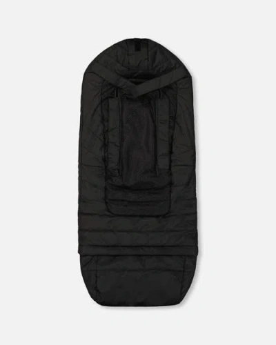 Deux Par Deux Gender Inclusive Evolutive Footmuff Designed For Car Seat And Stroller In Black