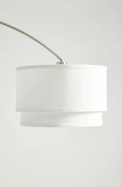 Brightech Mason 81" Modern Adjustable Led Floor Lamp With Heavy-weighted Marble Base, Bulb Included In White