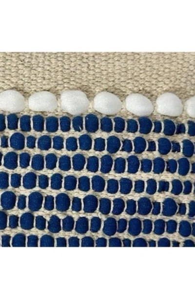 Mer St. Barth Saline Beach Medium Zip Pouch In Blue