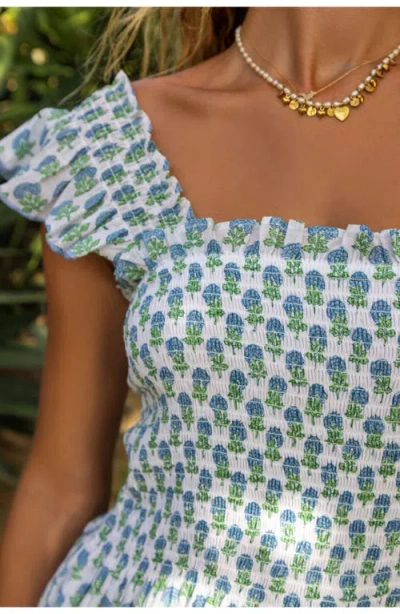 Mer St. Barth Maxi Dress In Blue