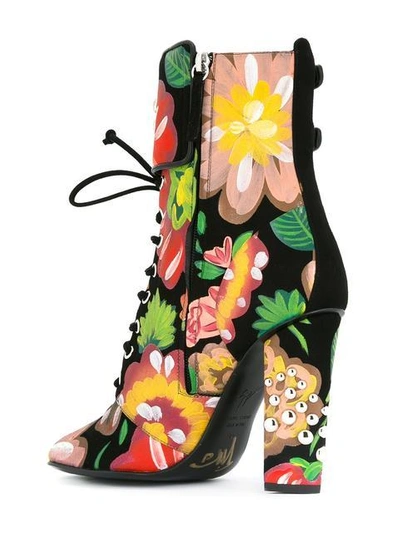 Shop Giuseppe Zanotti Design 'brenda' Boots - Multicolour