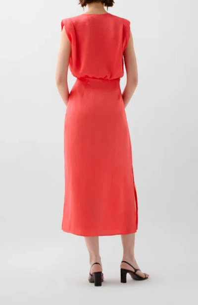 Scalpers Crinkle Skirt In Red