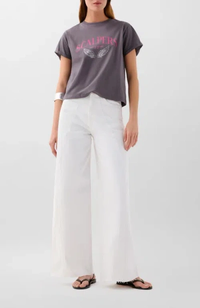 Scalpers Scp Wings Tee In Gray