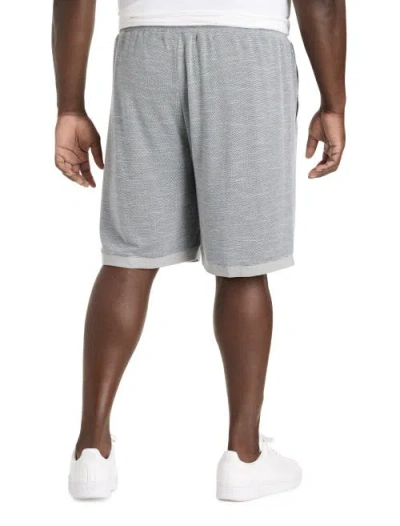 Society Of One By Dxl Big & Tall Textured Shorts In Gray