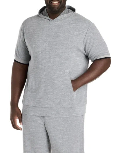 Society Of One By Dxl Big & Tall Textured Hoodie In Gray