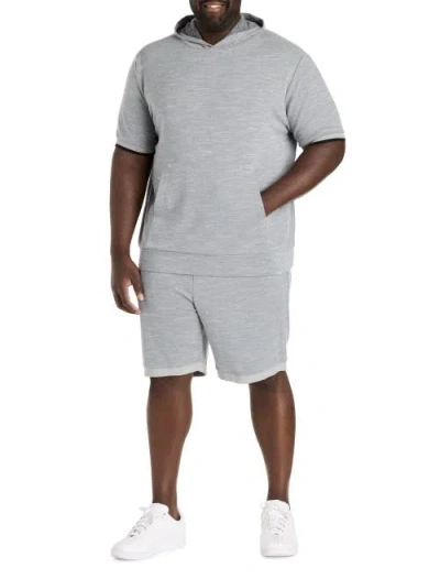 Society Of One By Dxl Big & Tall Textured Hoodie In Gray