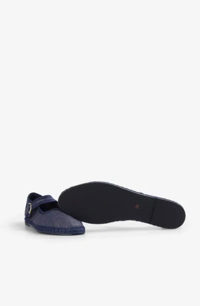 Scalpers Rustic Strap Slipper In Blue