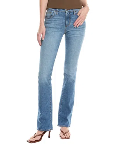 Joe's Jeans Womens High Rise Frayed Hem Bootcut Jeans In Blue
