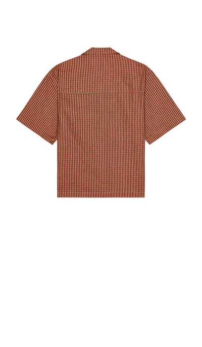 Scotch & Soda Micro Geo Print Regular Fit Camp Shirt