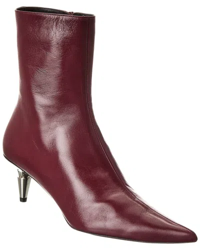 Proenza Schouler Spike Leather Boot In Red