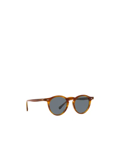 Oliver Peoples Desmon Sun Round-frame Sunglasses In Brown
