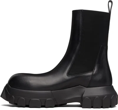 Rick Owens Beatle Bozo Tractor Boots In Black