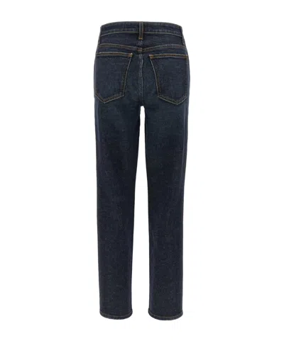 Khaite Danielle High-rise Straight-leg Jeans In Blue