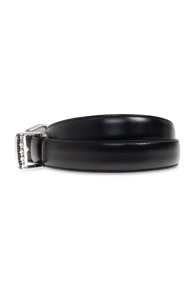 Iro Stitching Detail Belt In Black
