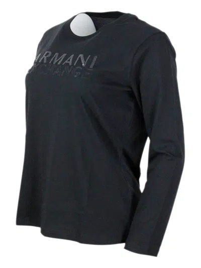 Armani Exchange T-shirts And Polos In Black