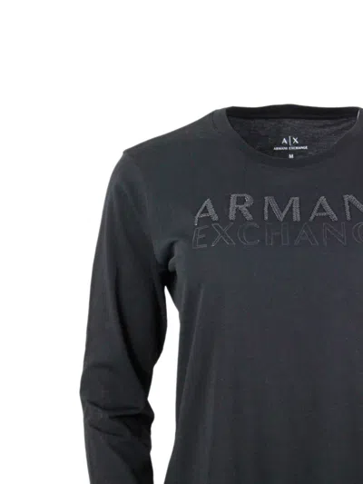 Armani Exchange T-shirts And Polos In Black