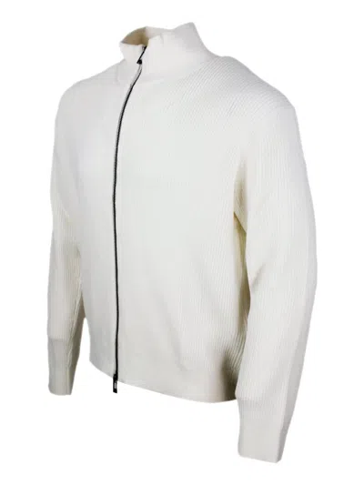 Armani Exchange Sweaters In White