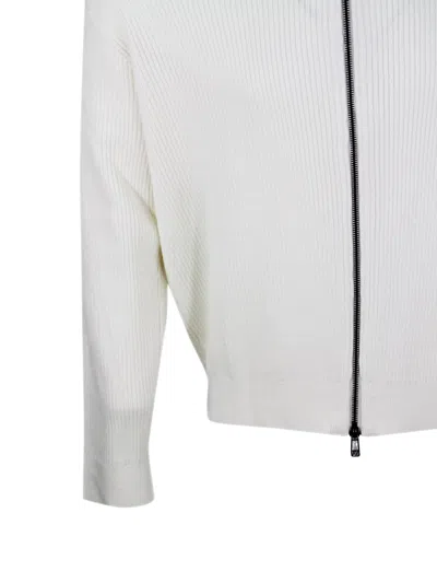 Armani Exchange Sweaters In White