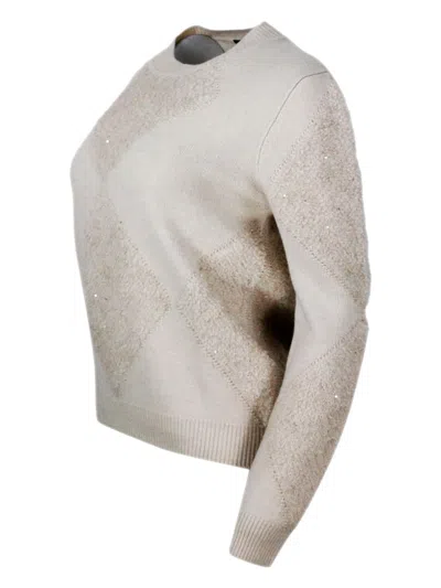 Lorena Antoniazzi Sweater In Neutral
