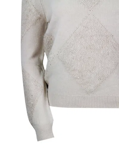 Lorena Antoniazzi Sweater In Neutral