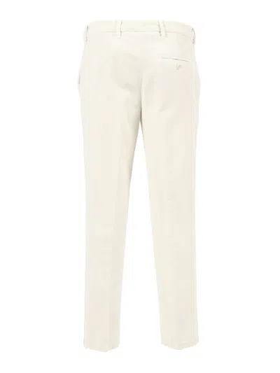 Aspesi Tailored Long Pants With Classic Button Closure In Neutral